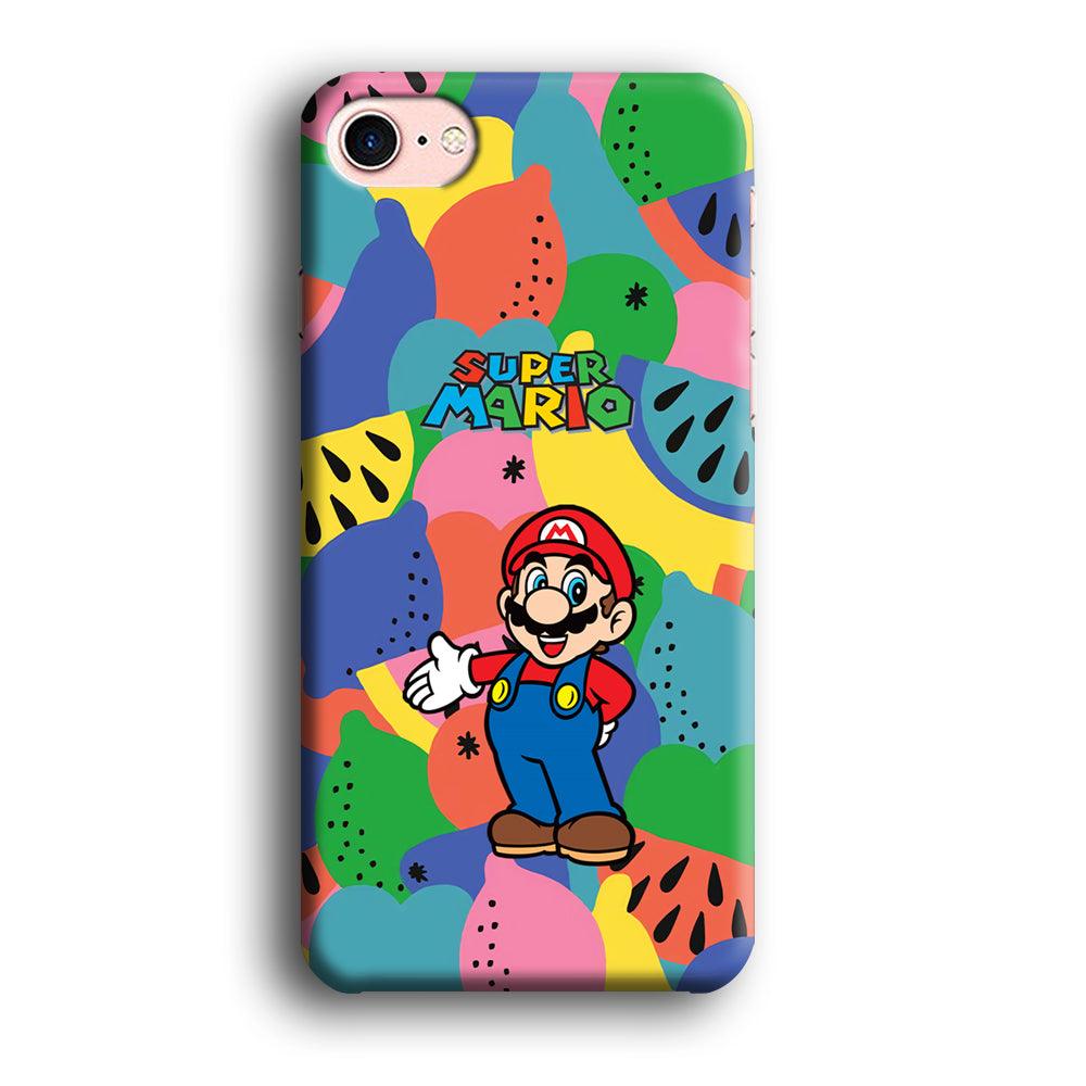 Super Mario Fruits Party iPhone 8 Case-Oxvistore