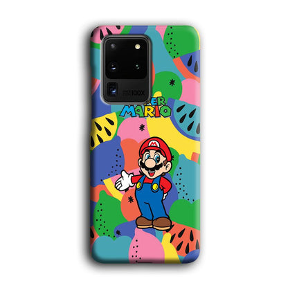 Super Mario Fruits Party Samsung Galaxy S20 Ultra Case-Oxvistore