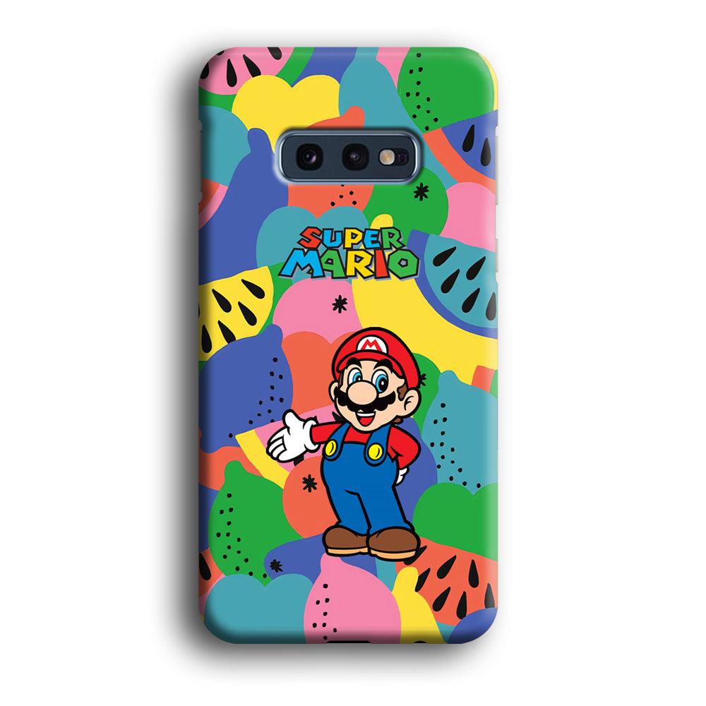 Super Mario Fruits Party Samsung Galaxy S10E Case-Oxvistore