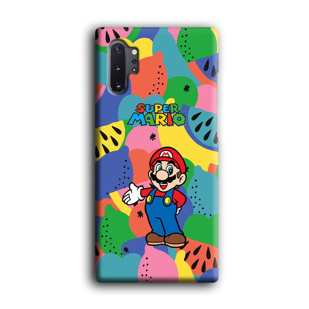 Super Mario Fruits Party Samsung Galaxy Note 10 Plus Case-Oxvistore