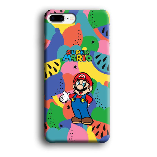 Super Mario Fruits Party iPhone 8 Plus Case-Oxvistore