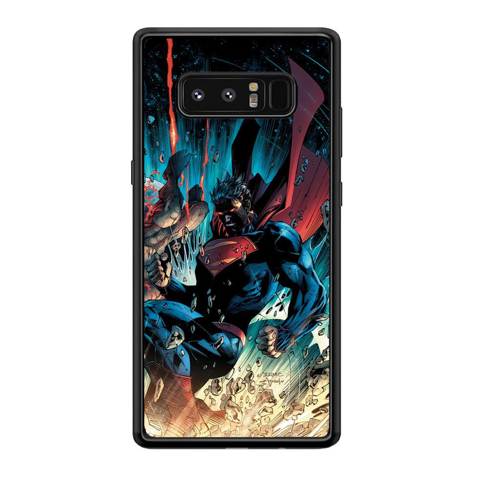 Superman Kick The Enemy Samsung Galaxy Note 8 Case-Oxvistore