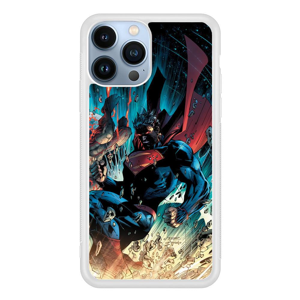 Superman Kick The Enemy iPhone 15 Pro Max Case-Oxvistore