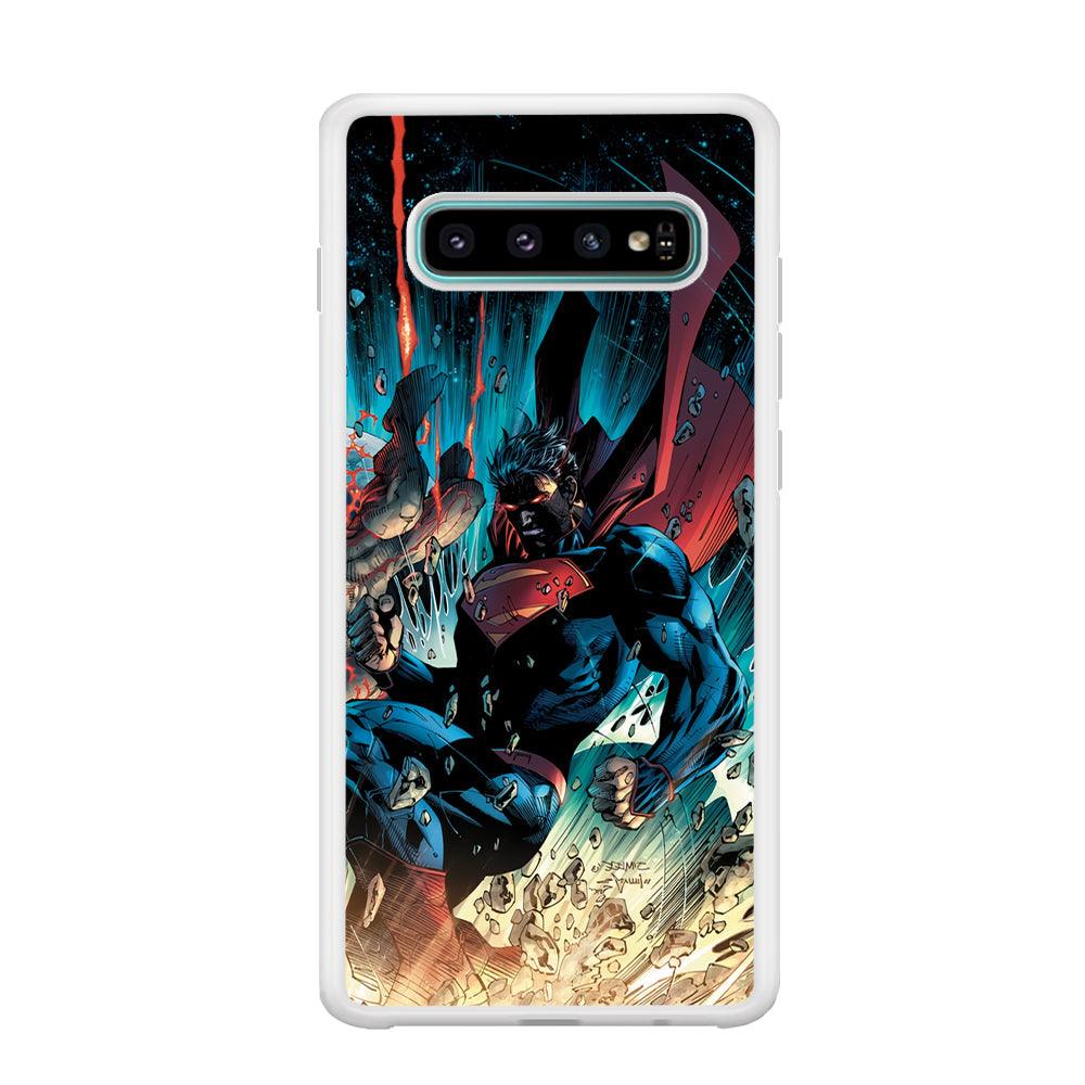 Superman Kick The Enemy Samsung Galaxy S10 Case-Oxvistore