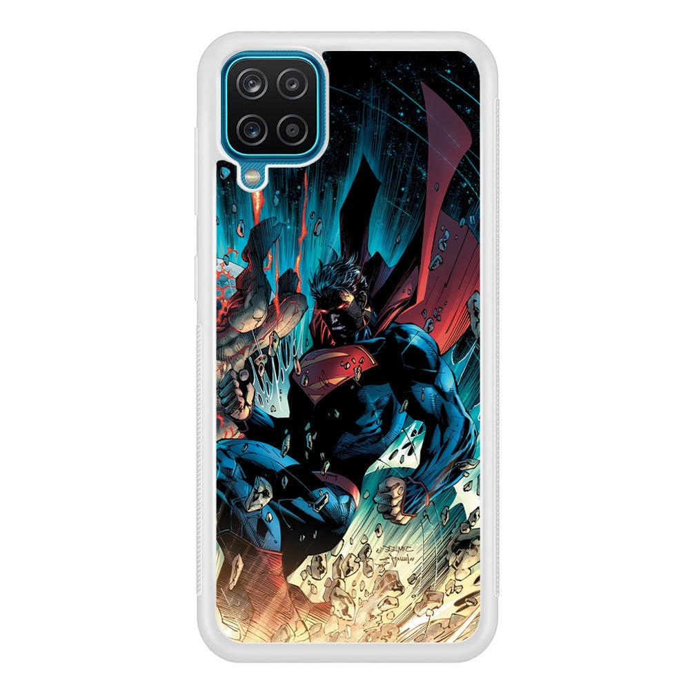 Superman Kick The Enemy Samsung Galaxy A12 Case-Oxvistore