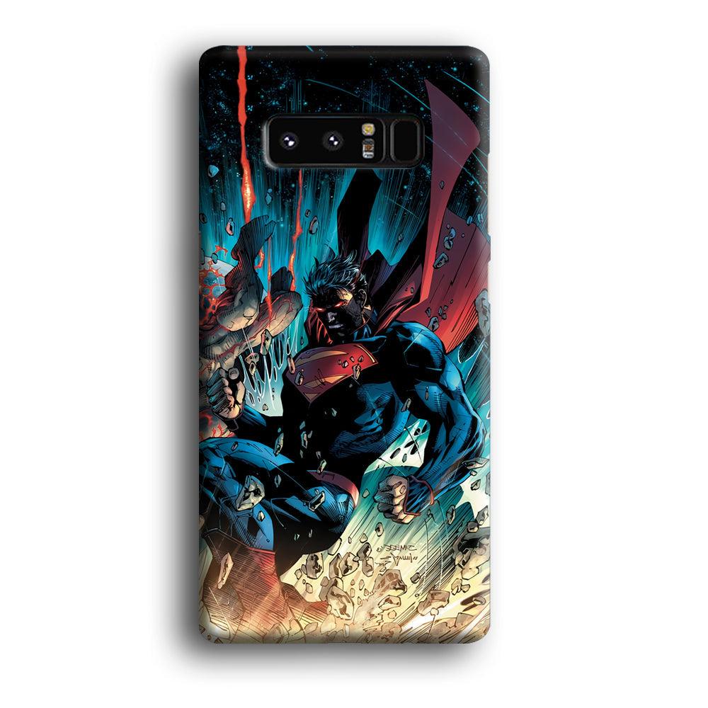 Superman Kick The Enemy Samsung Galaxy Note 8 Case-Oxvistore