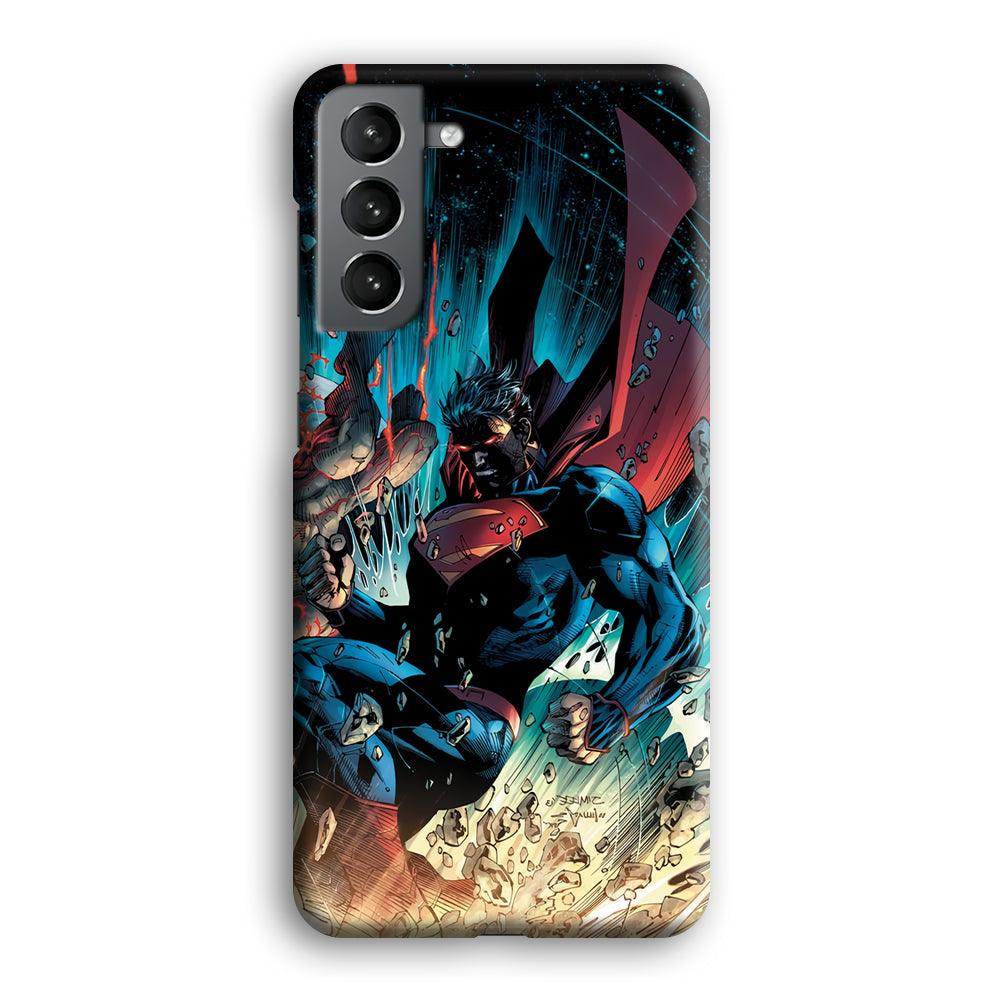 Superman Kick The Enemy Samsung Galaxy S21 Case-Oxvistore