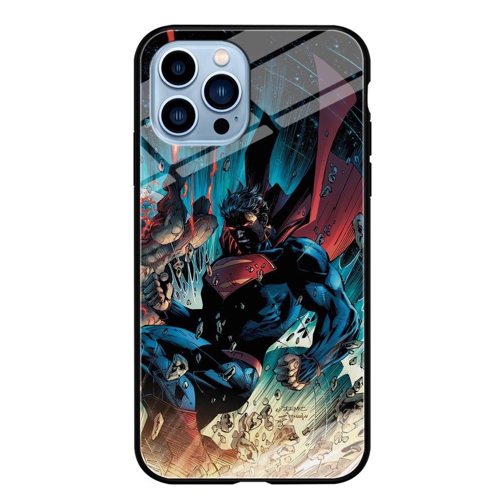 Superman Kick The Enemy iPhone 13 Pro Case-Oxvistore