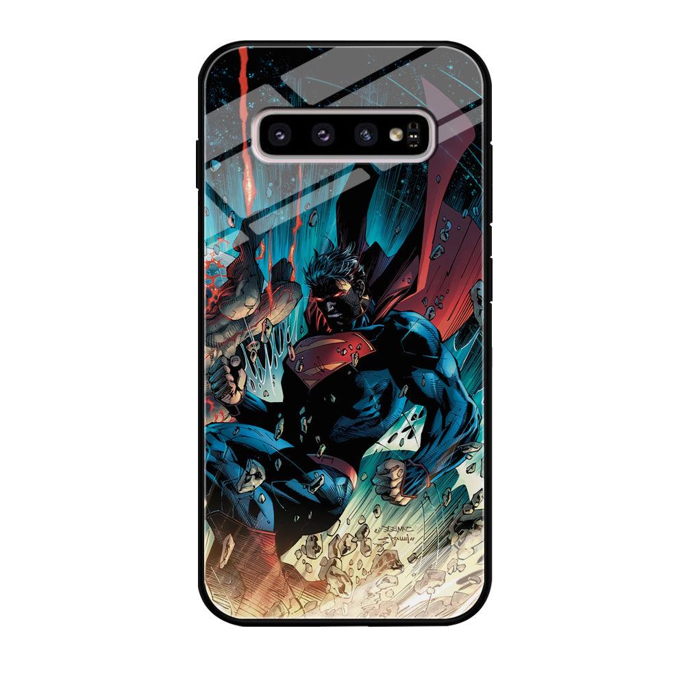 Superman Kick The Enemy Samsung Galaxy S10 Case-Oxvistore