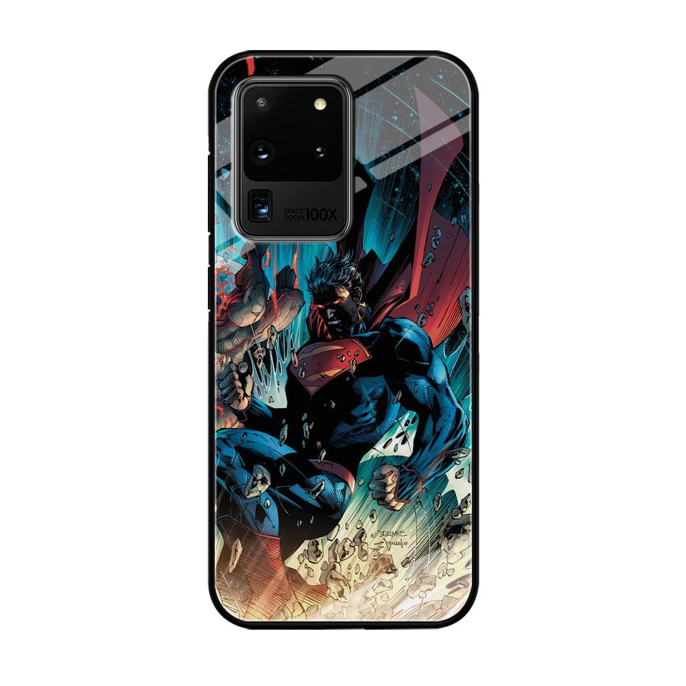 Superman Kick The Enemy Samsung Galaxy S20 Ultra Case-Oxvistore