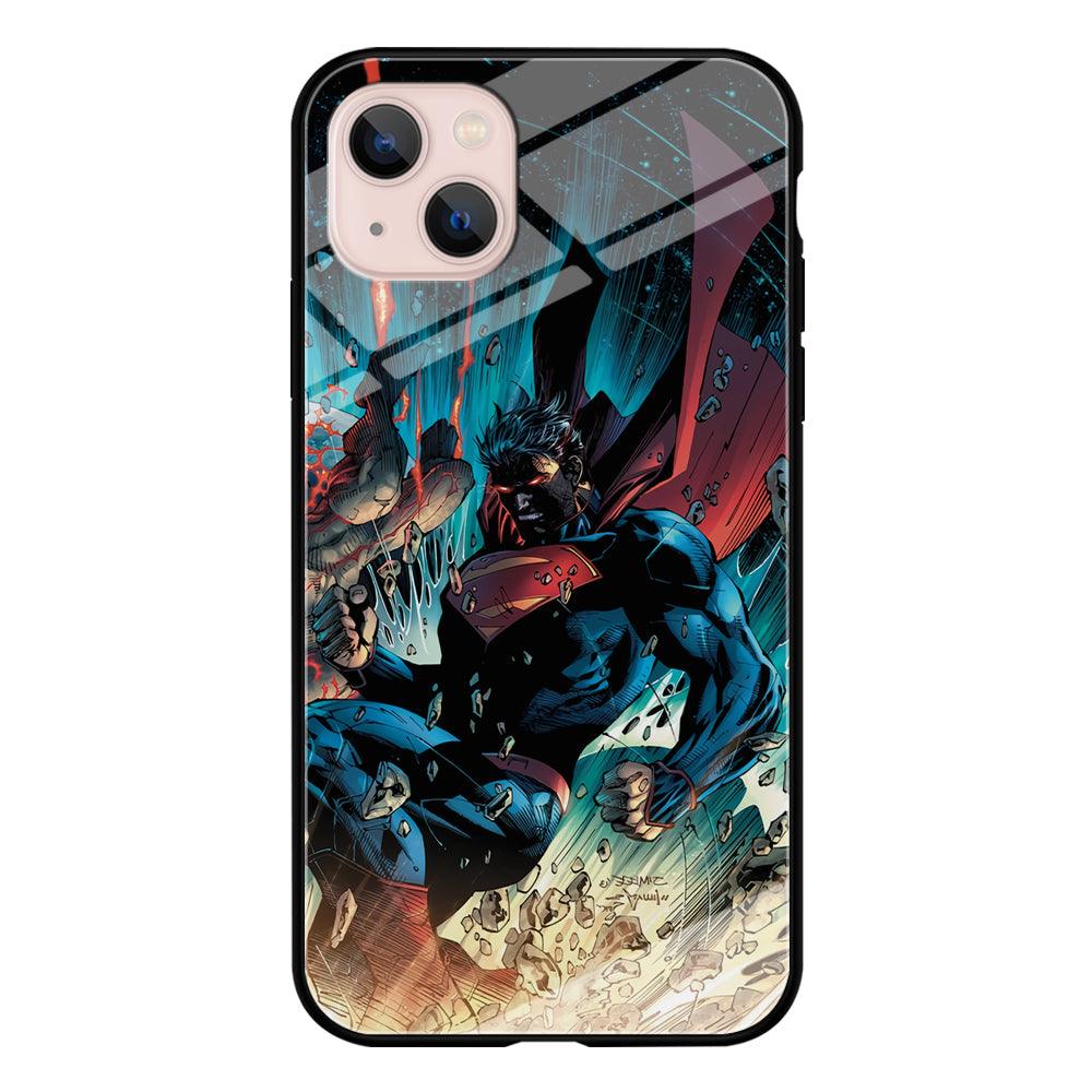 Superman Kick The Enemy iPhone 15 Plus Case-Oxvistore