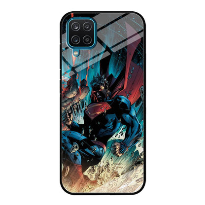 Superman Kick The Enemy Samsung Galaxy A12 Case-Oxvistore