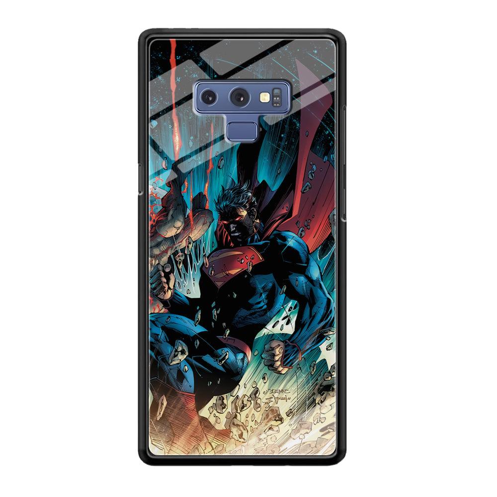 Superman Kick The Enemy Samsung Galaxy Note 9 Case-Oxvistore