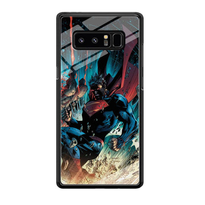 Superman Kick The Enemy Samsung Galaxy Note 8 Case-Oxvistore