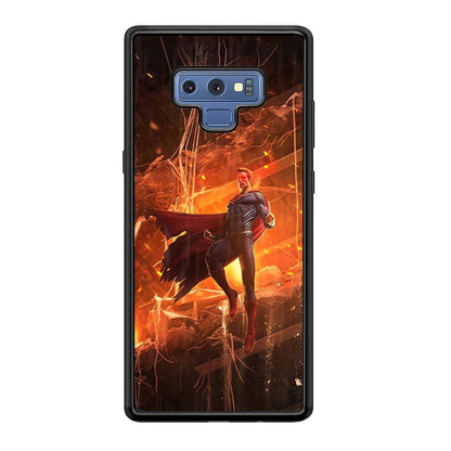 Superman Rise of Flaming Eye Samsung Galaxy Note 9 Case-Oxvistore