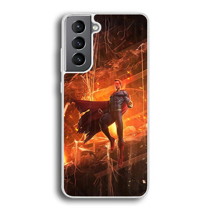 Superman Rise of Flaming Eye Samsung Galaxy S21 Plus Case-Oxvistore