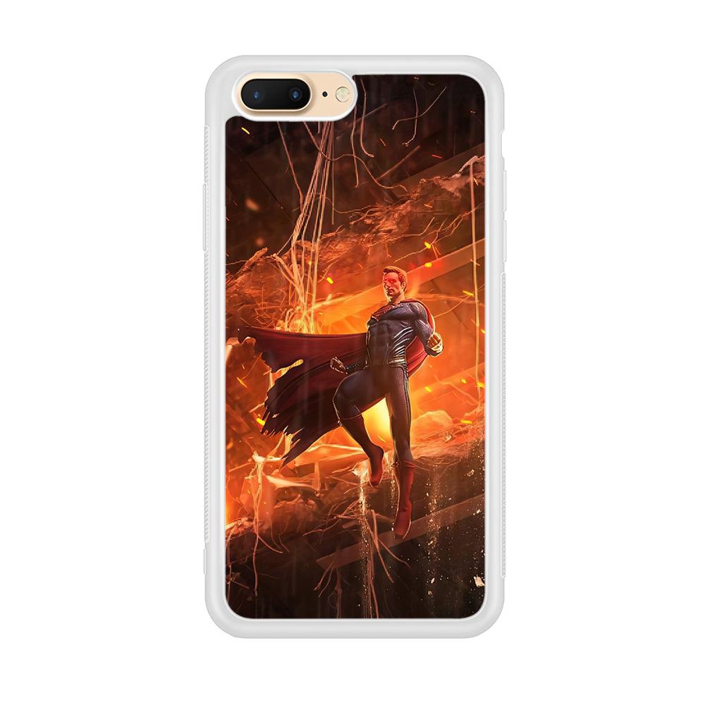 Superman Rise of Flaming Eye iPhone 7 Plus Case-Oxvistore