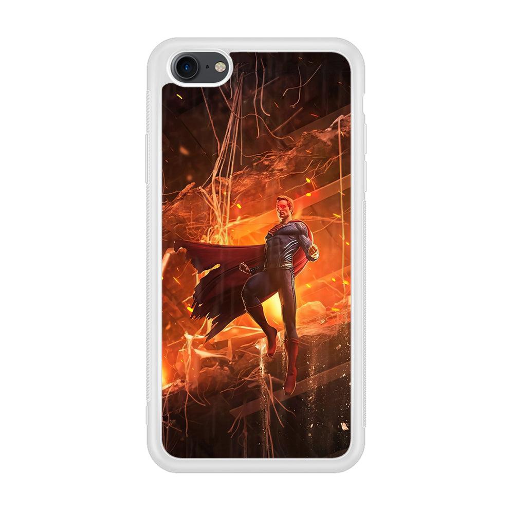 Superman Rise of Flaming Eye iPhone 7 Case-Oxvistore