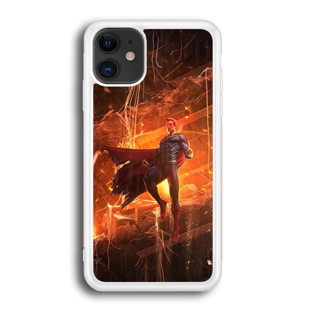 Superman Rise of Flaming Eye iPhone 12 Case-Oxvistore