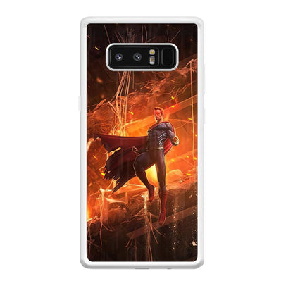 Superman Rise of Flaming Eye Samsung Galaxy Note 8 Case-Oxvistore