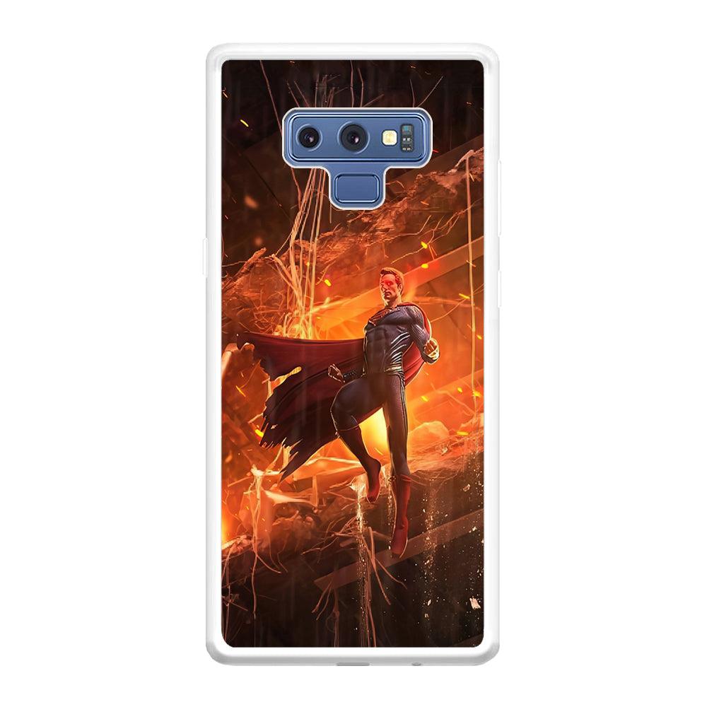 Superman Rise of Flaming Eye Samsung Galaxy Note 9 Case-Oxvistore