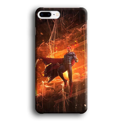 Superman Rise of Flaming Eye iPhone 8 Plus Case-Oxvistore