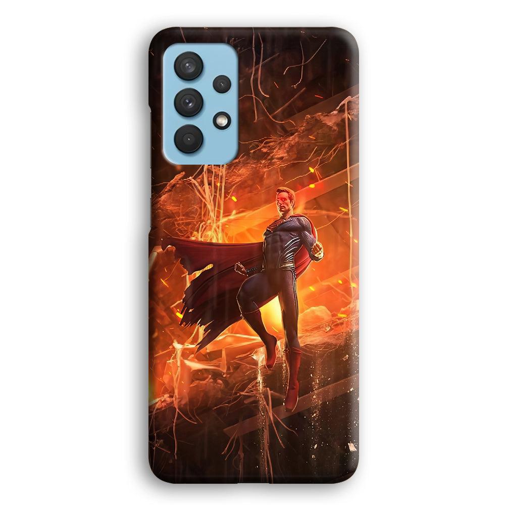 Superman Rise of Flaming Eye Samsung Galaxy A32 Case-Oxvistore