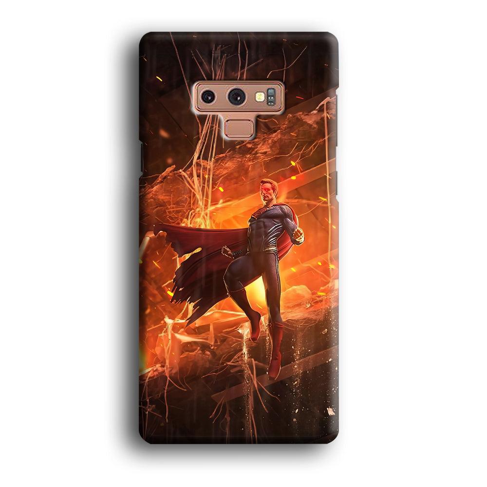 Superman Rise of Flaming Eye Samsung Galaxy Note 9 Case-Oxvistore