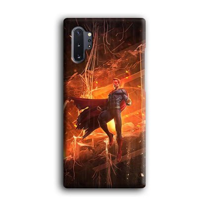 Superman Rise of Flaming Eye Samsung Galaxy Note 10 Plus Case-Oxvistore