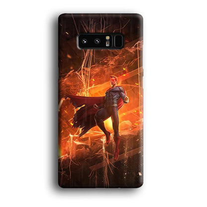 Superman Rise of Flaming Eye Samsung Galaxy Note 8 Case-Oxvistore