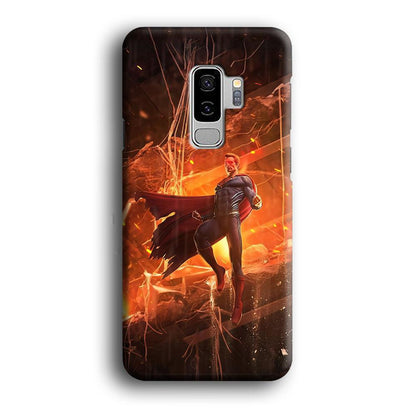 Superman Rise of Flaming Eye Samsung Galaxy S9 Plus Case-Oxvistore