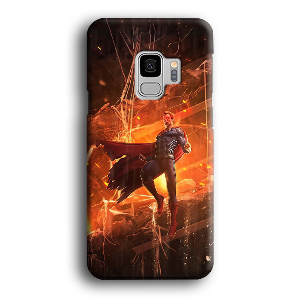 Superman Rise of Flaming Eye Samsung Galaxy S9 Case-Oxvistore