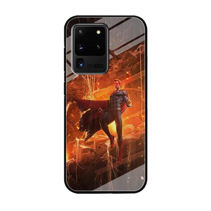 Superman Rise of Flaming Eye Samsung Galaxy S20 Ultra Case-Oxvistore