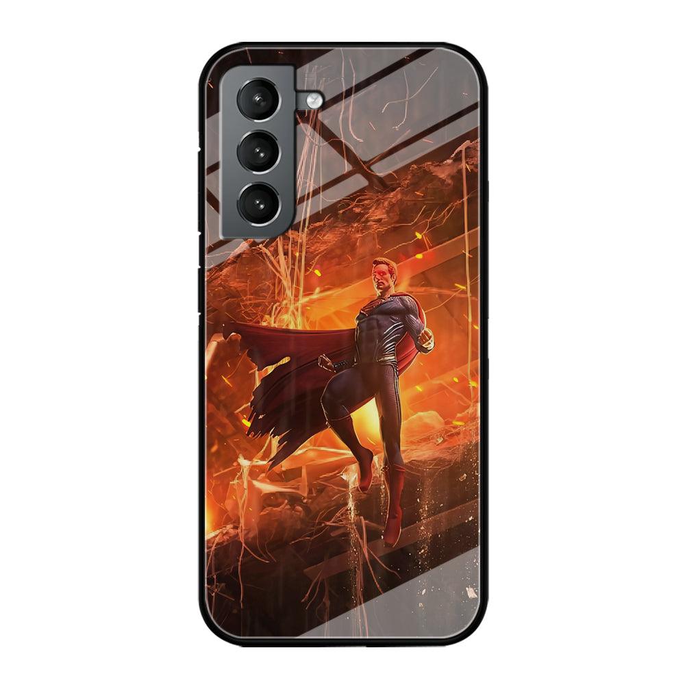 Superman Rise of Flaming Eye Samsung Galaxy S21 Plus Case-Oxvistore