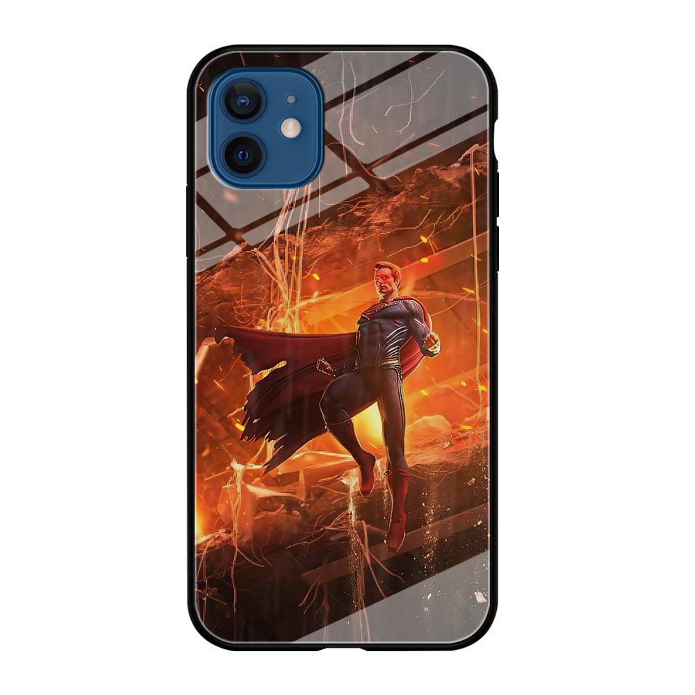 Superman Rise of Flaming Eye iPhone 12 Case-Oxvistore