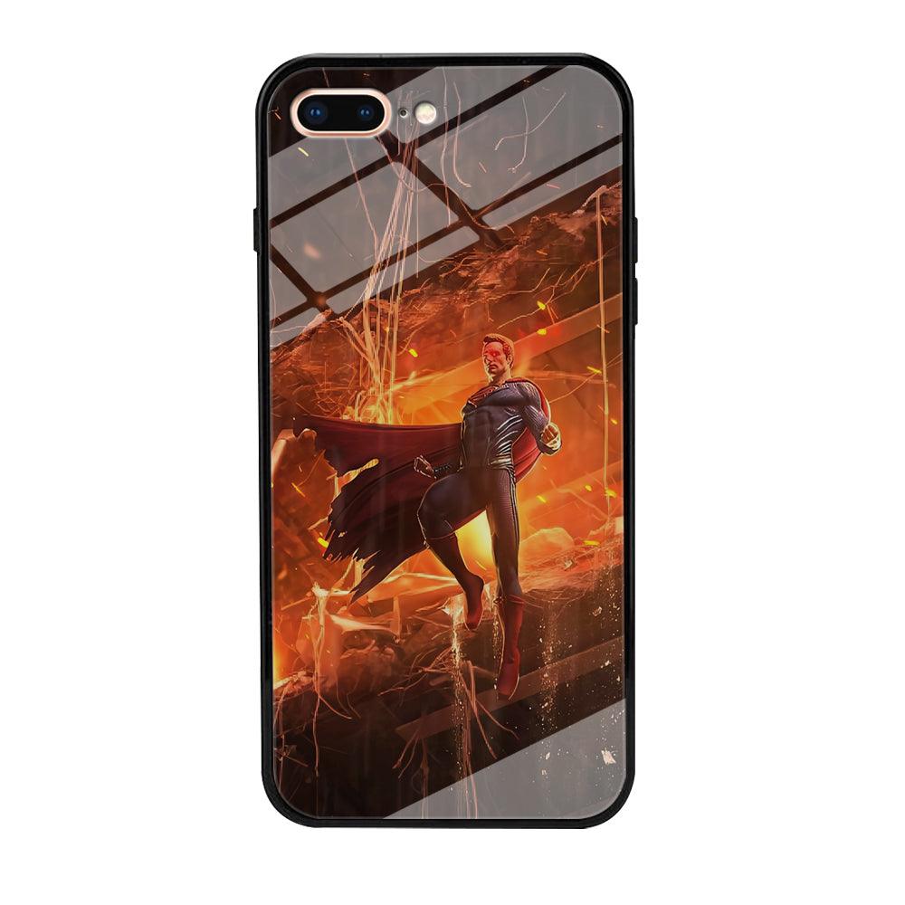 Superman Rise of Flaming Eye iPhone 7 Plus Case-Oxvistore