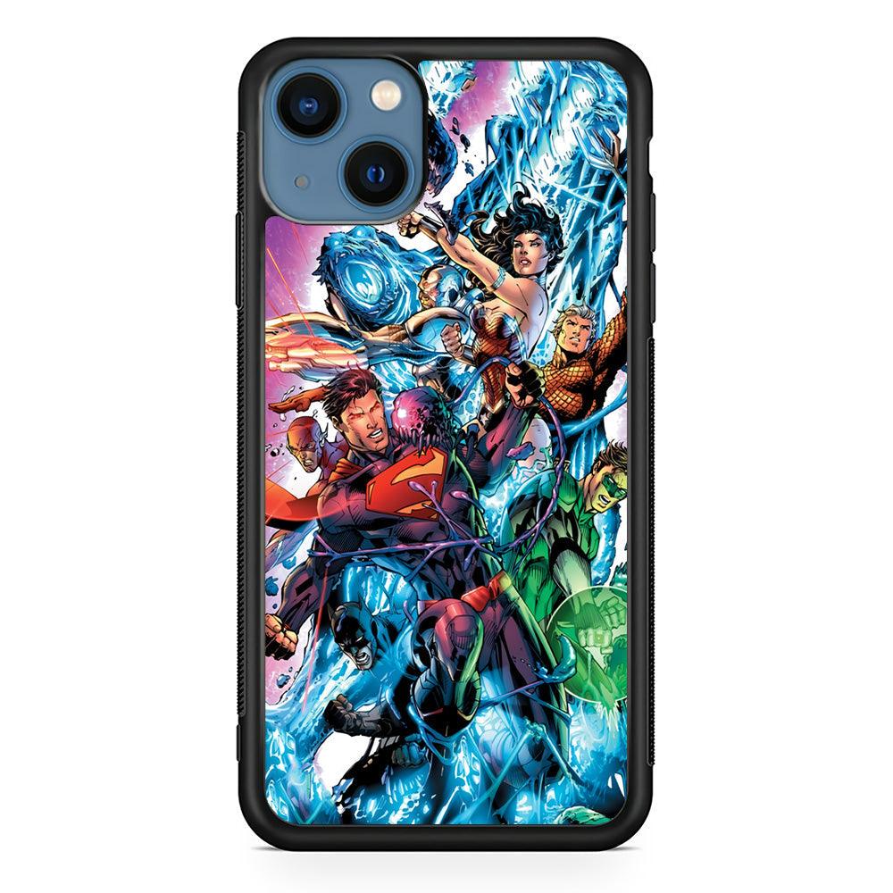 Superman Squad of Justice iPhone 14 Plus Case-Oxvistore