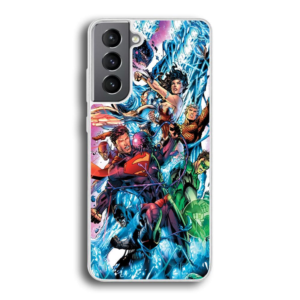 Superman Squad of Justice Samsung Galaxy S21 Plus Case-Oxvistore