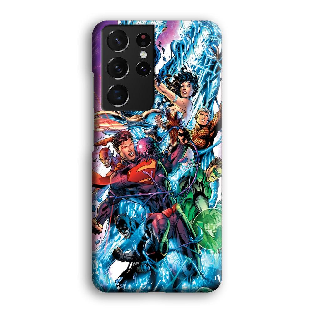 Superman Squad of Justice Samsung Galaxy S21 Ultra Case-Oxvistore