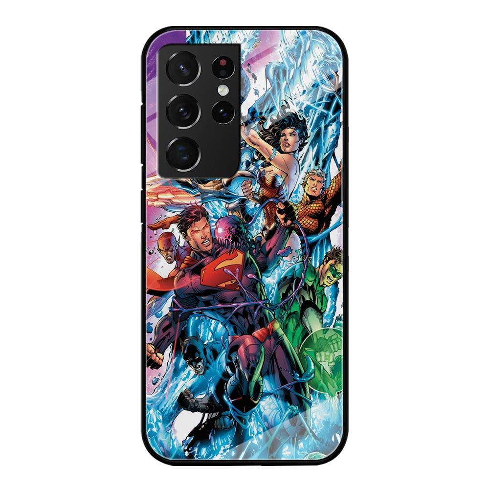 Superman Squad of Justice Samsung Galaxy S21 Ultra Case-Oxvistore