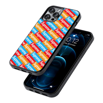 Supreme Colorful 2D Rubber Phone Case-Oxvistore