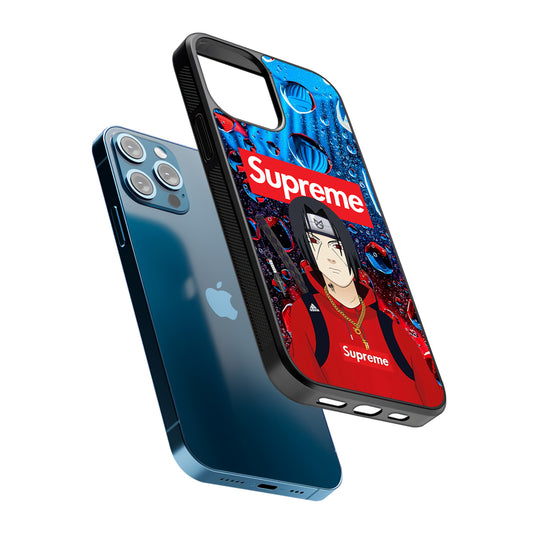 Supreme Itachi Flying Water 2D Rubber Phone Case-Oxvistore