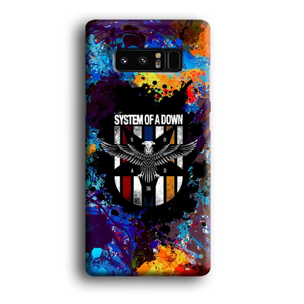 System of a Down Spraying The World Samsung Galaxy Note 8 Case-Oxvistore