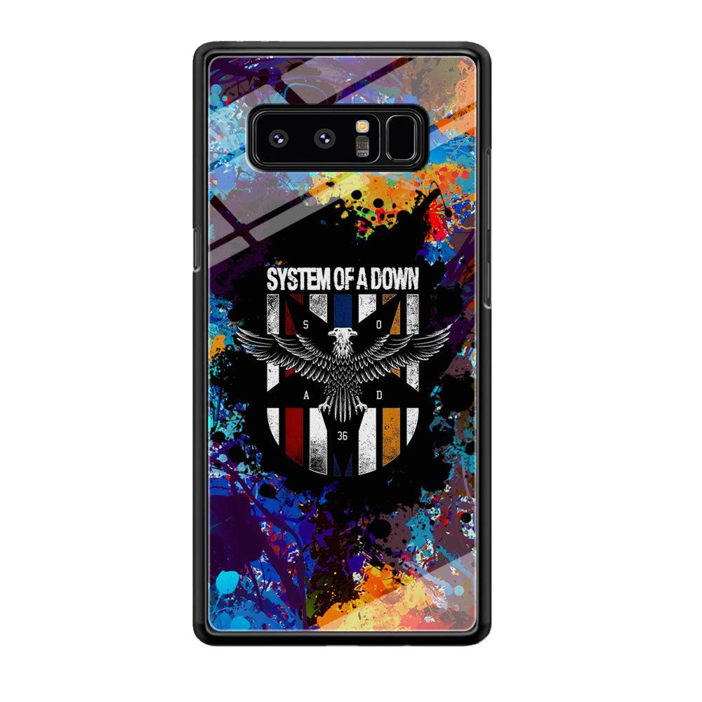 System of a Down Spraying The World Samsung Galaxy Note 8 Case-Oxvistore