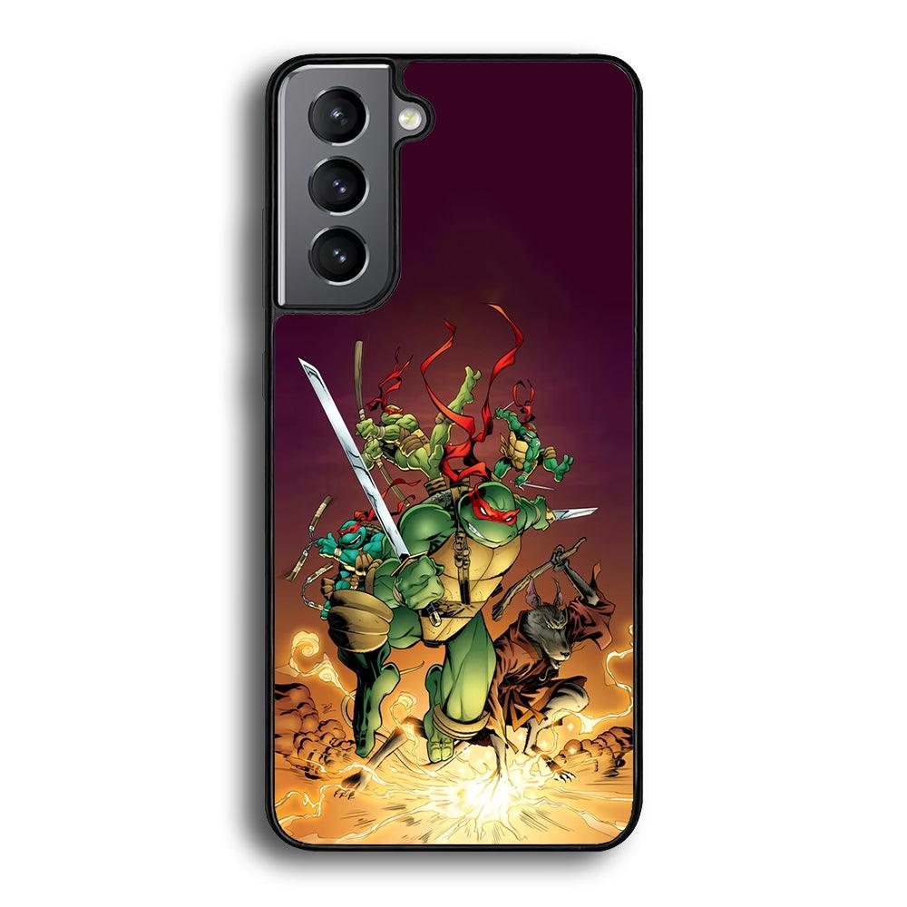 TMNT Busy Turtle Samsung Galaxy S21 Plus Case-Oxvistore