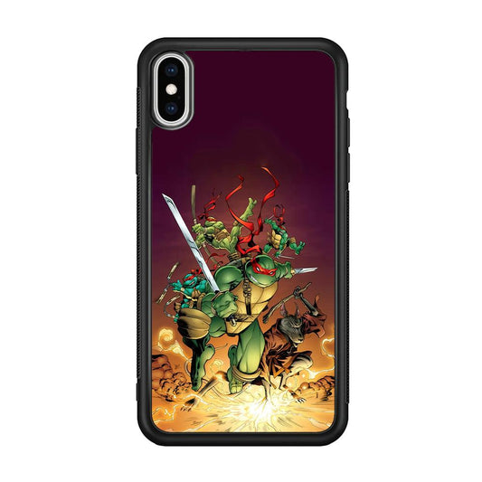 TMNT Busy Turtle iPhone X Case-Oxvistore