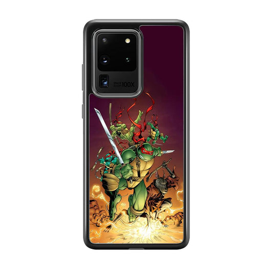 TMNT Busy Turtle Samsung Galaxy S20 Ultra Case-Oxvistore