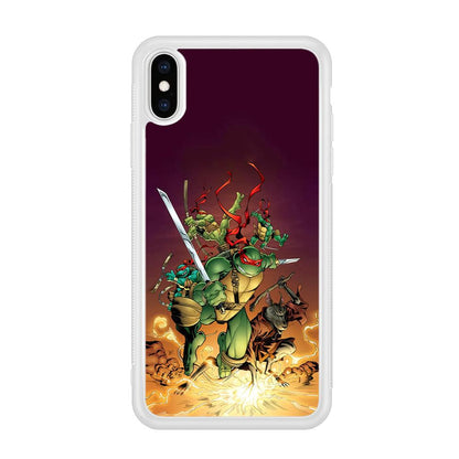 TMNT Busy Turtle iPhone Xs Max Case-Oxvistore