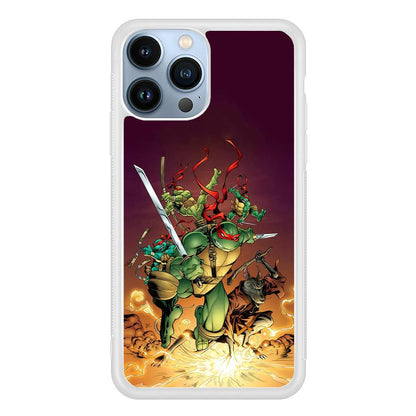 TMNT Busy Turtle iPhone 14 Pro Case-Oxvistore