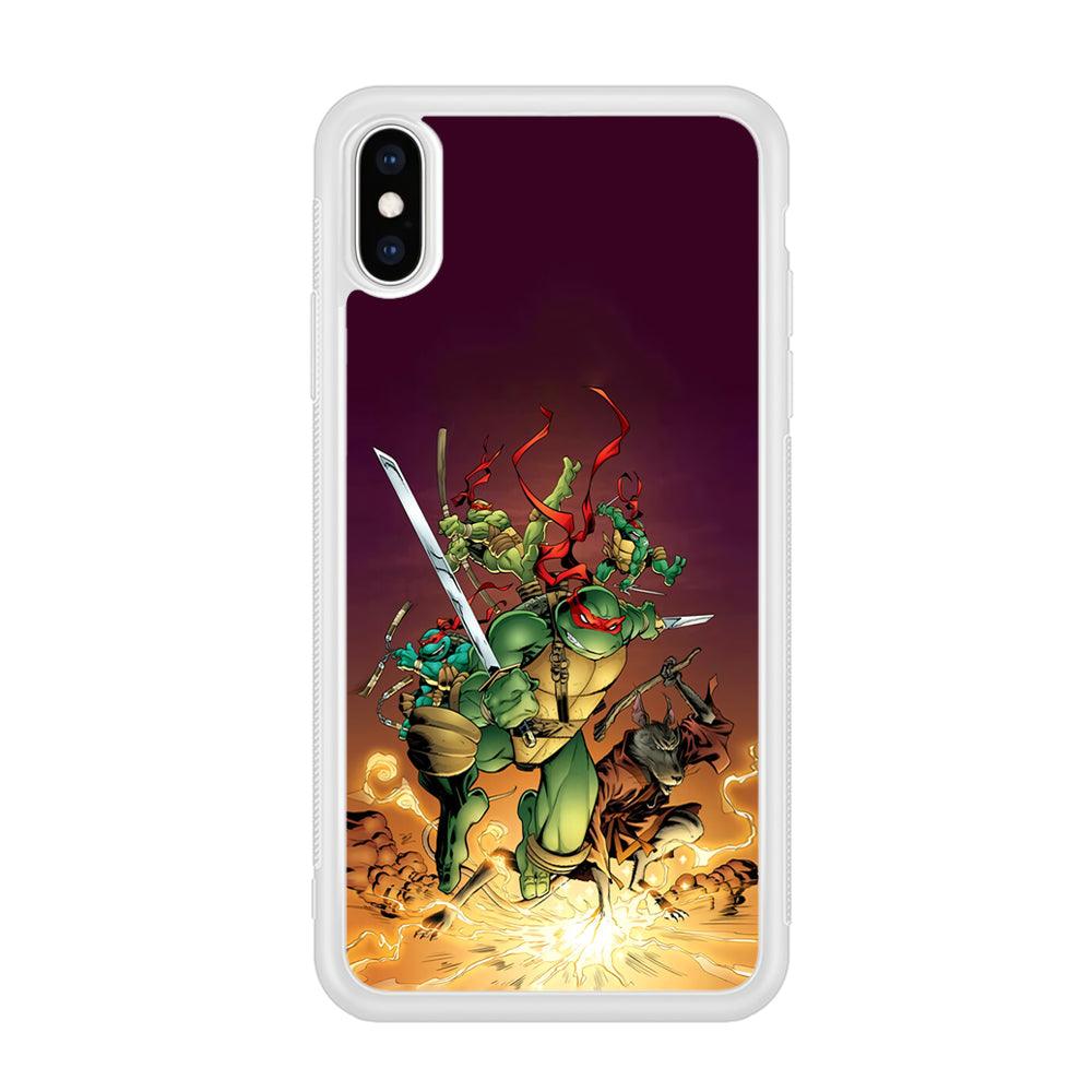 TMNT Busy Turtle iPhone X Case-Oxvistore